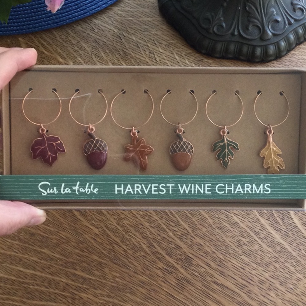 ❤️SALE❤️🌿NWOT🌿 Harvest Wine Charms🌿 - Picture 2 of 3